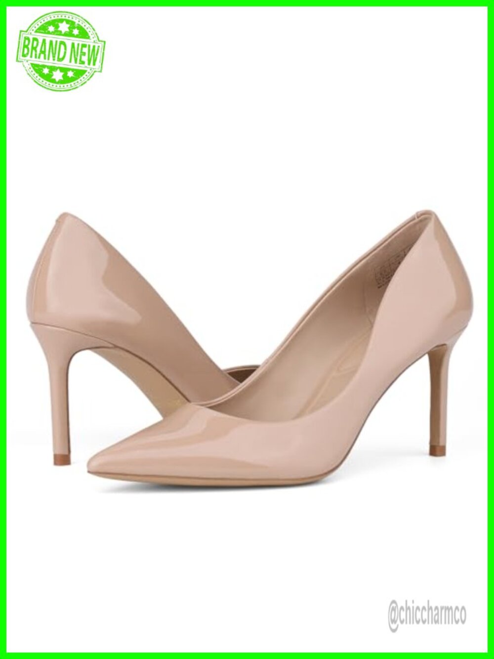 Women's Comfortable Stiletto Pumps 3in Heel Pointed Toe Slip On Closed Toe
